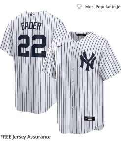 Nike Mens Harrison Bader Jersey New York Yankees White Replica Player 2