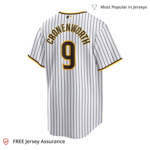 Nike Men’s Jake Cronenworth Jersey – San Diego Padres White Home Replica