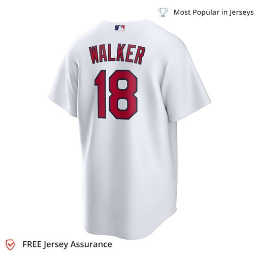 Nike Men’s Jordan Walker Jersey – St. Louis Cardinals White Home Official Replica Player