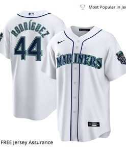 Nike Mens Julio Rodriguez All Star Jersey Seattle Mariners White Home 2023 2