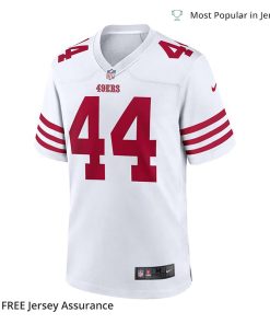 Nike Mens Kyle Juszczyk Jersey San Francisco 49ers White Player Game 1