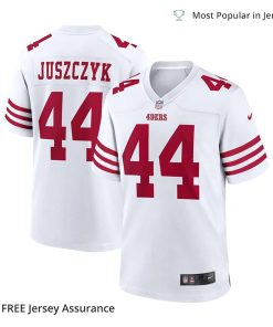 Nike Mens Kyle Juszczyk Jersey San Francisco 49ers White Player Game 2