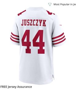 Nike Mens Kyle Juszczyk Jersey San Francisco 49ers White Player Game