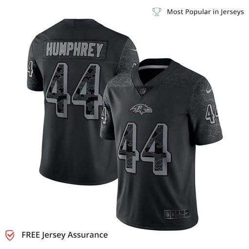 Nike Men’s Marlon Humphrey Jersey – Baltimore Ravens Black RFLCTV Limited