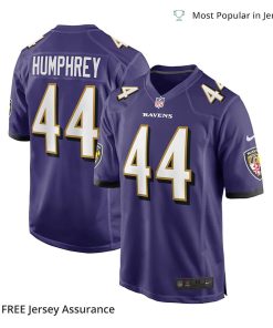 Nike Men’s Marlon Humphrey Jersey – Baltimore Ravens Purple Game Team