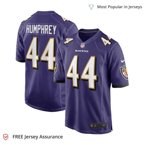 Nike Men’s Marlon Humphrey Jersey – Baltimore Ravens Purple Game Team