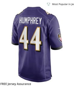 Nike Mens Marlon Humphrey Jersey Baltimore Ravens Purple Game Team