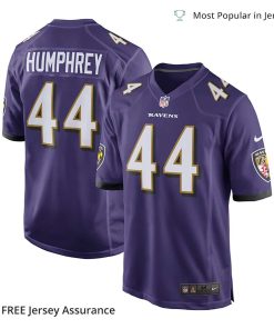 Nike Men’s Marlon Humphrey Jersey – Baltimore Ravens Purple Player Game