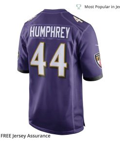 Nike Mens Marlon Humphrey Jersey Baltimore Ravens Purple Player Game