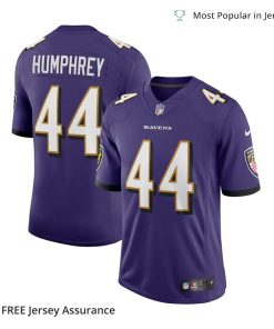 Nike Men’s Marlon Humphrey Jersey – Baltimore Ravens Purple Vapor Limited