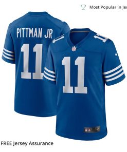Nike Men’s Michael Pittman Jr Jersey – Indianapolis Colts Royal Alternate Game
