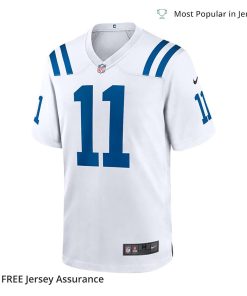 Nike Mens Michael Pittman Jr Jersey Indianapolis Colts White Game 1