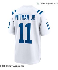 Nike Mens Michael Pittman Jr Jersey Indianapolis Colts White Game