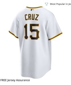 Nike Mens Oneil Cruz Jersey Pittsburgh Pirates White Home Replica