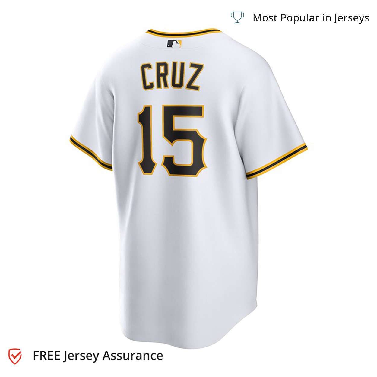 Nike Men's Oneil Cruz Jersey - Pittsburgh Pirates White Home Replica ...