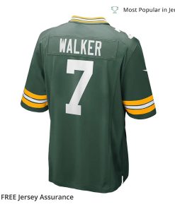 Nike Mens Quay Walker Jersey Green Bay Packers Green Player Game 1