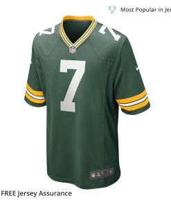 Nike Mens Quay Walker Jersey Green Bay Packers Green Player Game 2