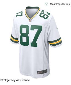 Nike Mens Romeo Doubs Jersey Green Bay Packers White Game Player 1