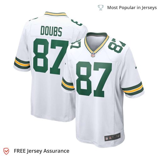 Nike Men’s Romeo Doubs Jersey – Green Bay Packers White Game Player