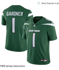 Nike Men’s Sauce Gardner Jersey – New York Jets Gotham Green Vapor Untouchable Limited
