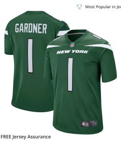 Nike Men’s Sauce Gardner Jersey – New York Jets Green Player Game