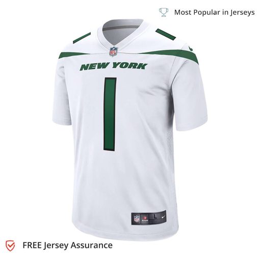 Nike Men’s Sauce Gardner Jersey – New York Jets White Player Game