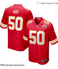 Nike Men’s Willie Gay Jersey – Kansas City Chiefs Red Game