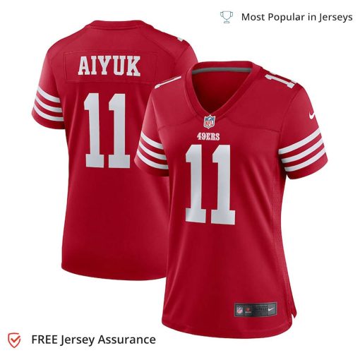 Nike Women’s Brandon Aiyuk Jersey – San Francisco 49ers Scarlet Player