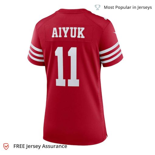 Nike Women’s Brandon Aiyuk Jersey – San Francisco 49ers Scarlet Player