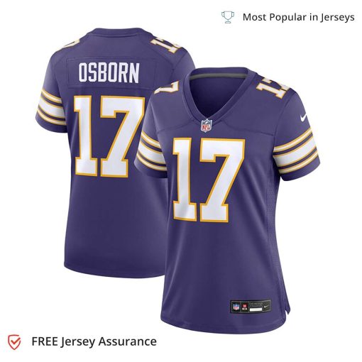 Nike Women’s KJ Osborn Jersey – Minnesota Vikings Purple Classic Player Game