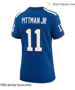Nike Womens Michael Pittman Jr Jersey Indianapolis Colts Blue Player