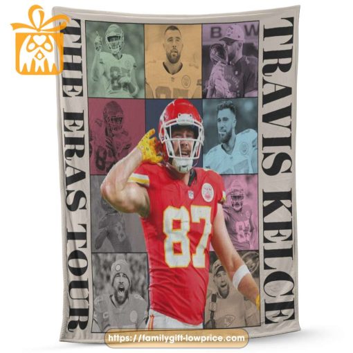 Travis Kelce The Eras Tour Blanket – Vintage Design & Ultimate Football Fan Gift