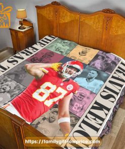 Travis Kelce The Eras Tour Blanket - Vintage Design & Ultimate Football Fan Gift