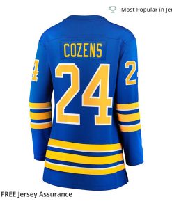 Womens Dylan Cozens Jersey Buffalo Sabres Royal Home Breakaway Player 2