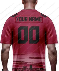 3D Arizona Cardinals Custom Jersey T Shirt Personalized Name Number Unique Fan Gear 2