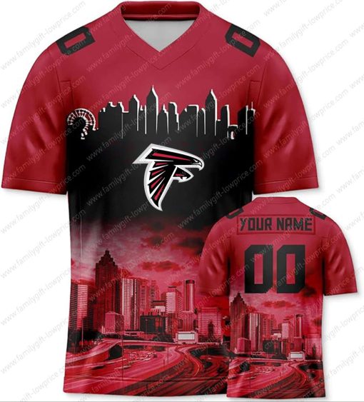 Custom Jerseys Football Atlanta Falcons Shirt  – Personalized Name & Number – Unique Fan Gear