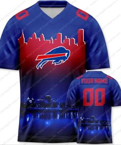 Custom Jerseys Football Buffalo Bills Shirts for Women & Men - Personalized Name & Number - Unique Fan Gear