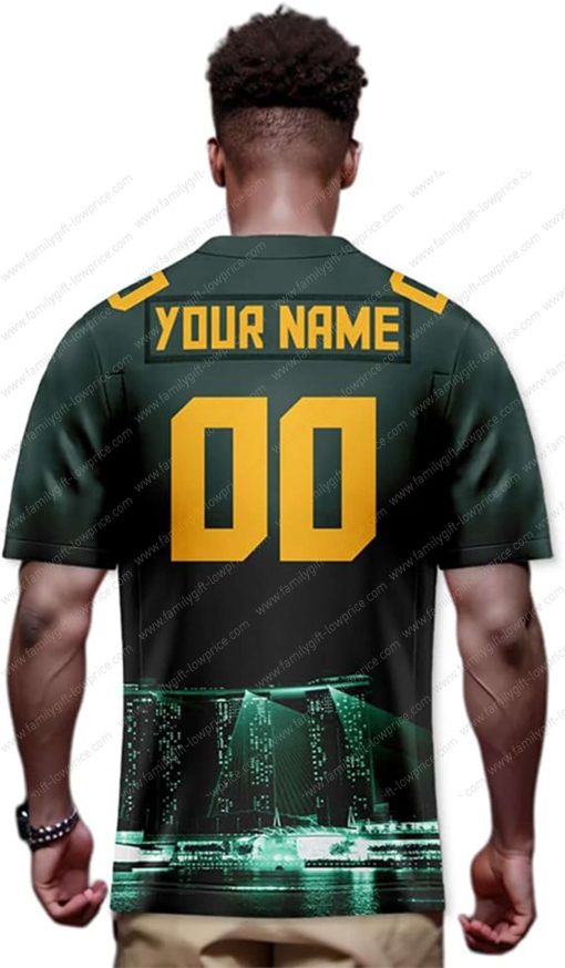 Custom Jerseys Football Green Bay Packers Shirt – Personalized Name & Number – Unique Fan Gear