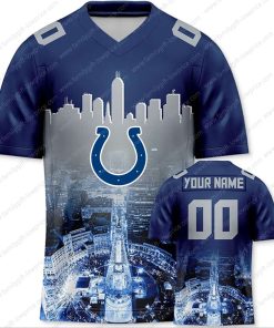 3D Indianapolis Colts Custom Jersey T Shirt Personalized Name Number Unique Fan Gear 1 1