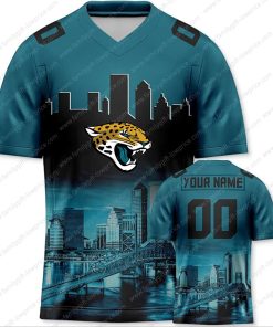 Custom Jerseys Football Jacksonville Jaguars Shirt - Personalized Name & Number - Unique Fan Gear