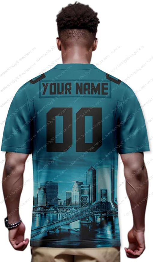 Custom Jerseys Football Jacksonville Jaguars Shirt – Personalized Name & Number – Unique Fan Gear