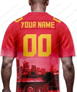 Custom Jerseys Football Kansas City Chiefs T-Shirts - Personalized Name & Number - Unique Fan Gear 1
