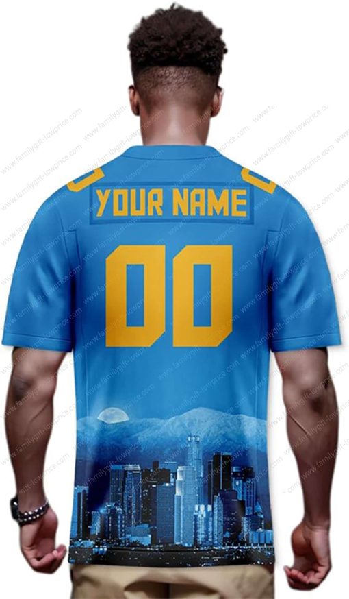 Custom Jerseys Football Los Angeles Chargers Shirt – Personalized Name & Number – Unique Fan Gear