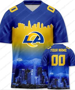 Custom Jerseys Football Los Angeles Rams Shirt - Personalized Name & Number - Unique Fan Gear