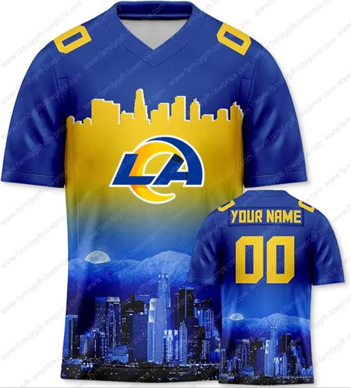 Custom Jerseys Football Los Angeles Rams Shirt – Personalized Name & Number – Unique Fan Gear