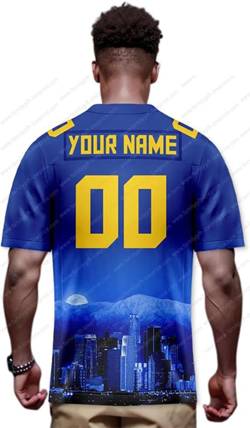 Custom Jerseys Football Los Angeles Rams Shirt – Personalized Name & Number – Unique Fan Gear