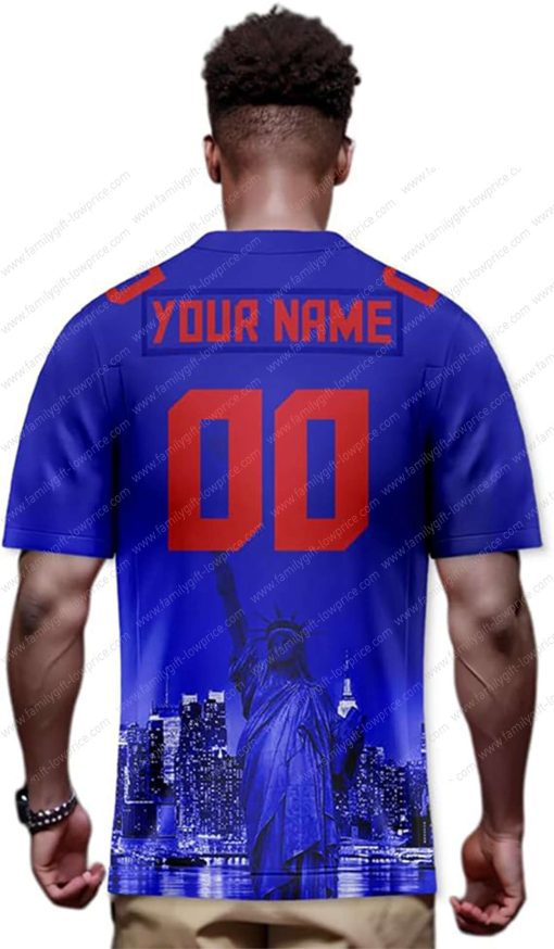 Custom Jerseys Football New York Giants Shirt – Personalized Name & Number – Unique Fan Gear