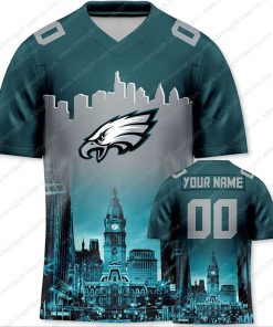 Custom Jerseys Football Philadelphia Eagles Shirt - Personalized Name & Number - Unique Fan Gear