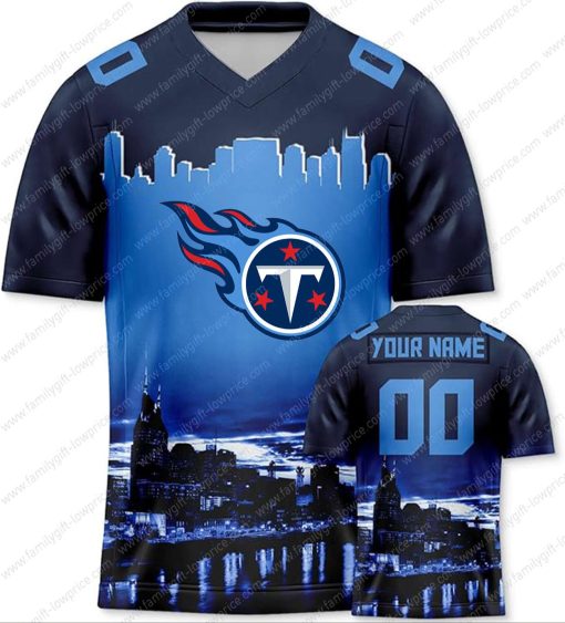 Custom Jerseys Football Tennessee Titans Shirts – Personalized Name & Number – Unique Fan Gear