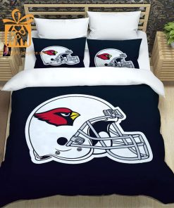 Arizona Cardinals Bed Sheets NFL Set, Custom Cute Bed Sets with Name & Number, Arizona Cardinals Gifts 1